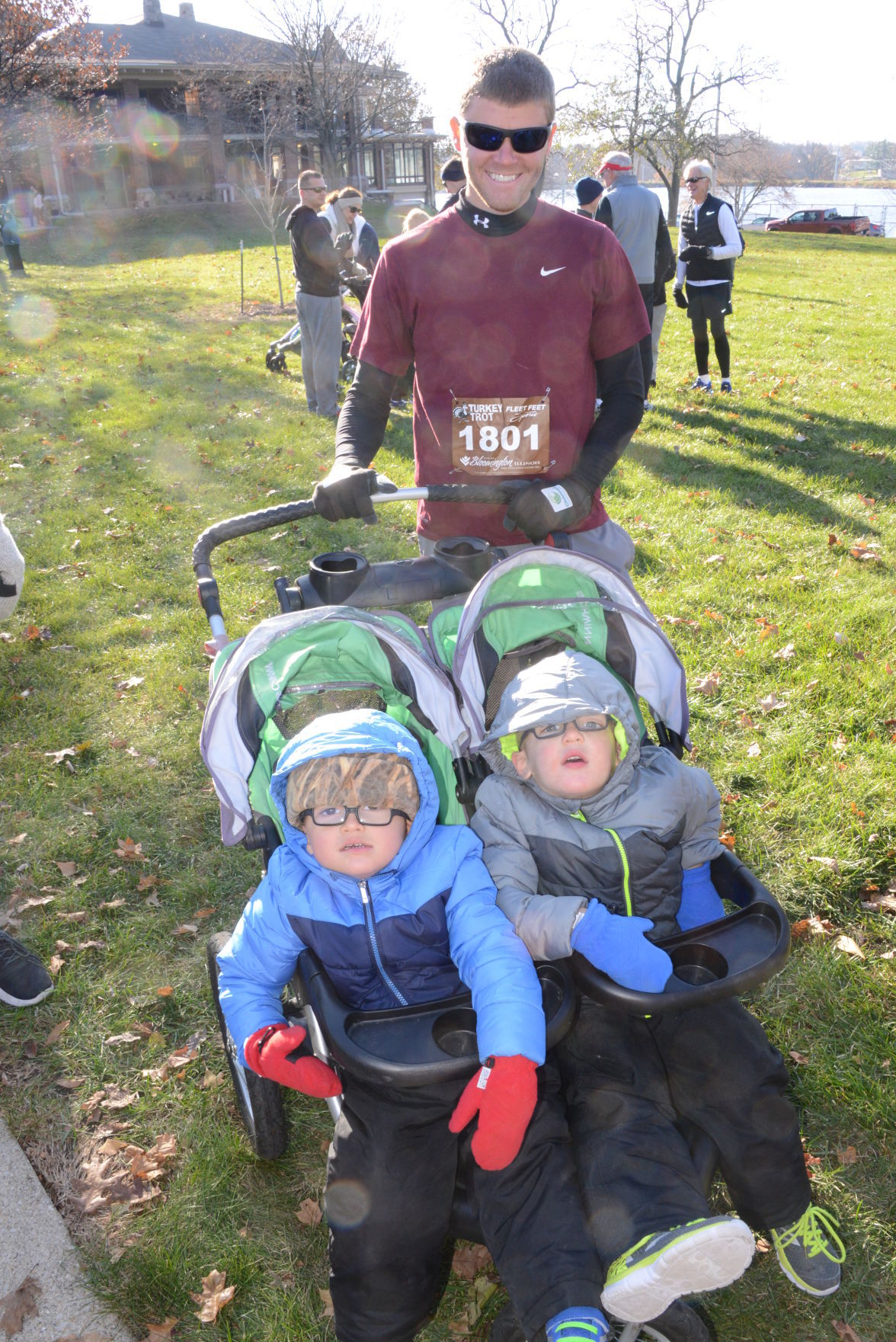 Troy Probst with kids Knox and Hank